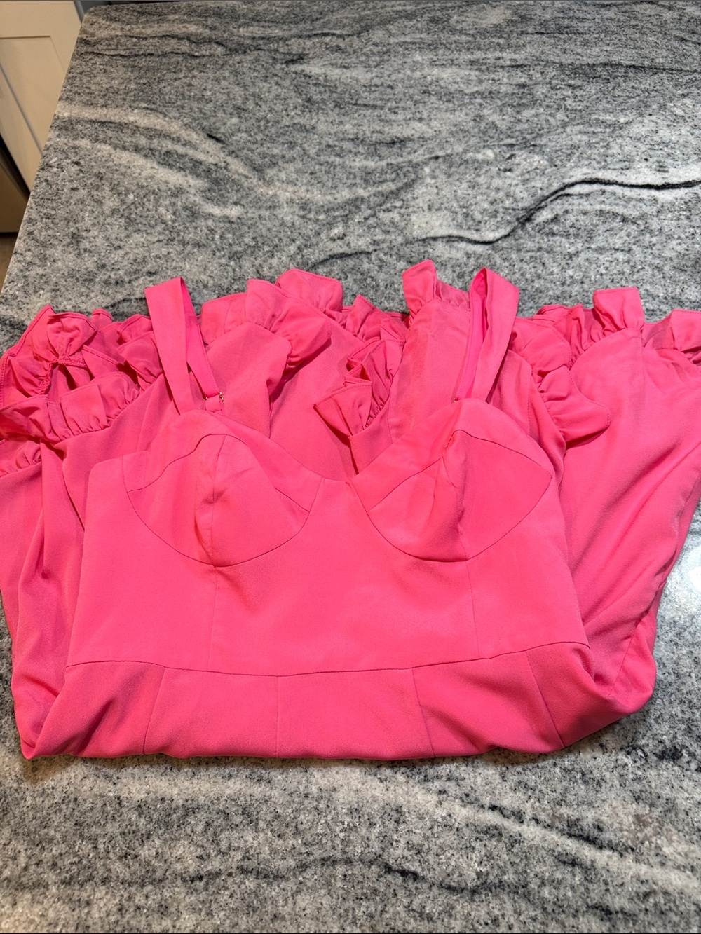 Hutch Pink Scallop Hem Fit and Flare Mini Dress - Picture 6 of 10